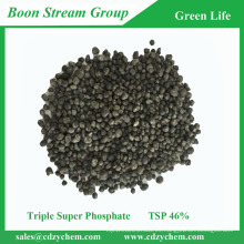TSP 46% fertilizante granular fosfato Triple Super Fosfato
